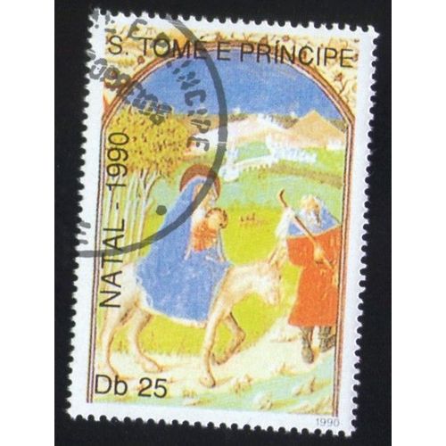 S. Tomé Et Principe 1990 Oblitéré Rond Used Stamp Natal En Chemin Pour L'egypte