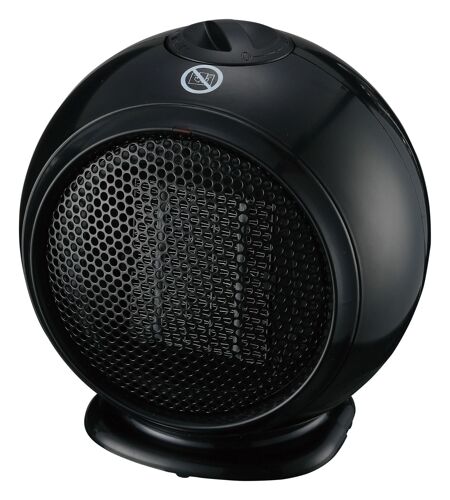 Chauffage d'appoint soufflant céramique noir 500W