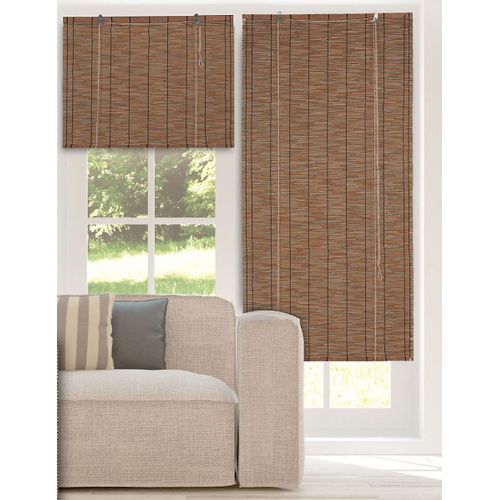Store enrouleur ombrage café Morel l.120 x H.100 cm