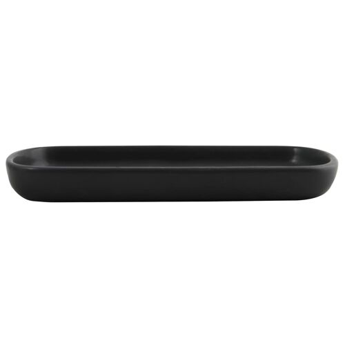Plateau en ceramique Maonie Noir Mat MSV