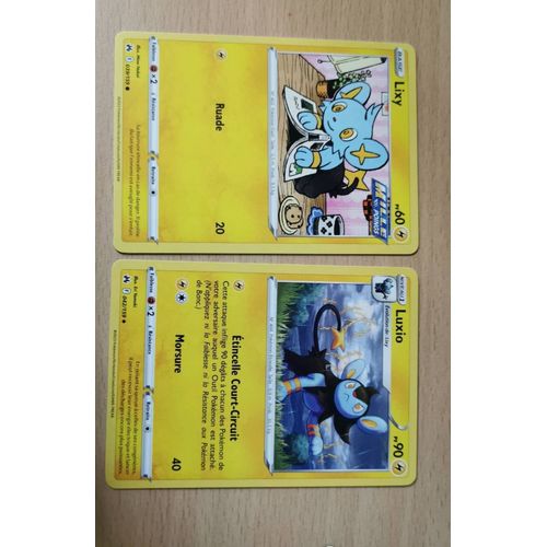 Lixy 039/159 + Luxio 042/159 Zénith Suprême Pokemon 