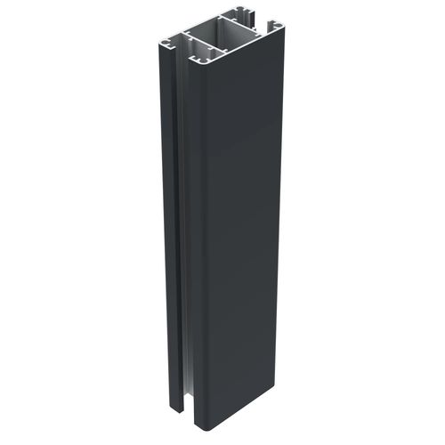 Poteau De Clôture Belty Aluminium Gris 7016 H.180cm