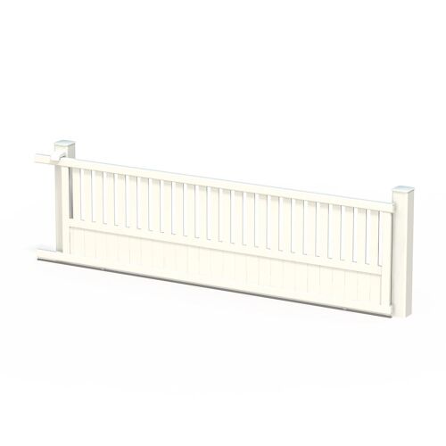 Portail Coulissant En Aluminium Duny 4.06x1.20 9016