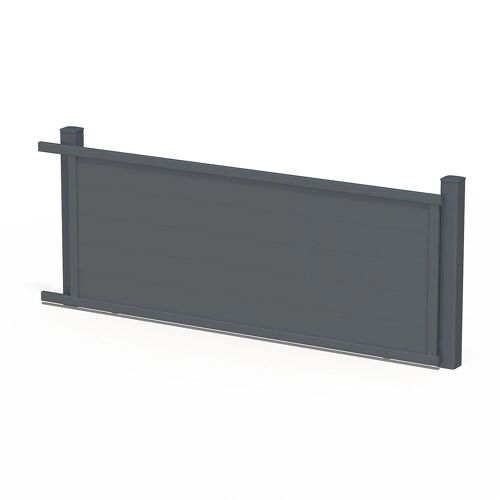 Portail Coulissant En Aluminium Maryn 4.06x1.65 7016