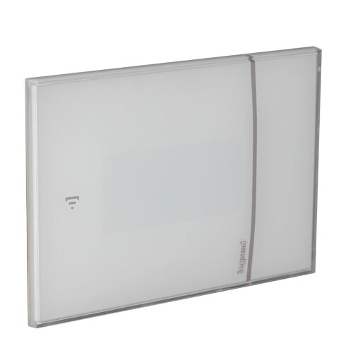 Thermostat d'ambiance connecté Smarther with Netatmo Legrand blanc en saillie