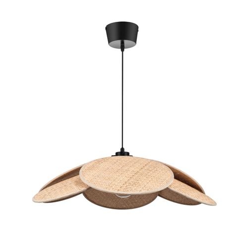 Suspension Kenya E27 15w ¿70xh.100cm Noir Goodhome
