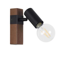 Spot Patère E27 40w Corep Aalto Noir L.4,5 X H.16 X P.12,5 Cm