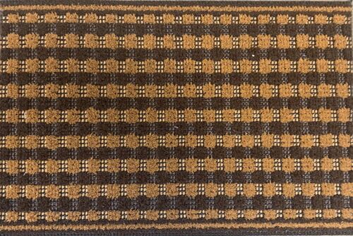 Tapis D'entrée Extérieur Grattoir Marron L.60 X L.40cm