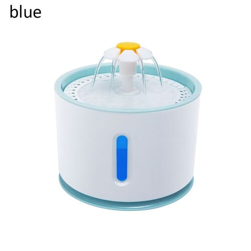 2.4l - Bleu 1set - Fontaine À Eau Électrique Automatique 2,4 L Pour Chien Et Chat, Abreuvoir Silencieux, Distributeur De Filtre À Charbon Actif, Usb