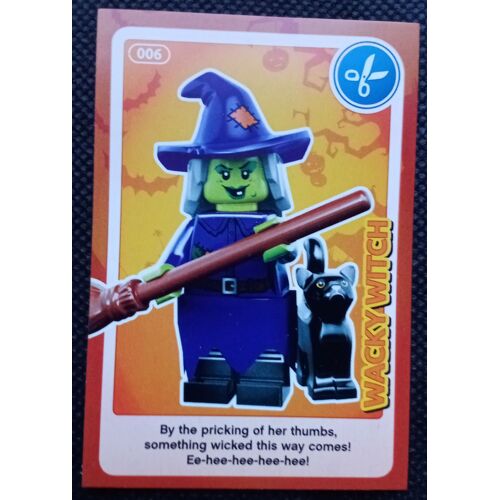 Lego Trading Card 2017, Create The World - Number 6 : Wacky Witch
