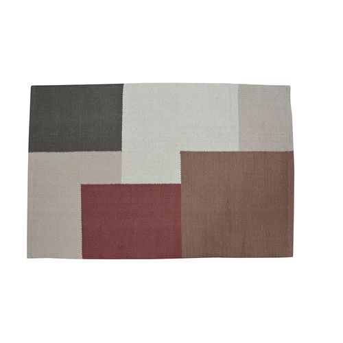 Tapis Coton Patchwork Goodhome 160 X 230 Cm