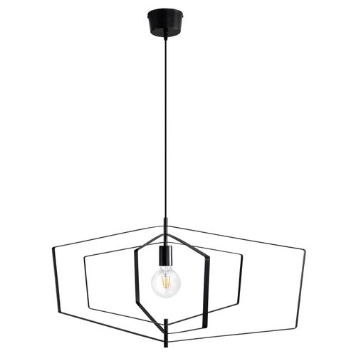 Suspension Nedoki E27 42w L.90xh.178cm Noir Goodhome
