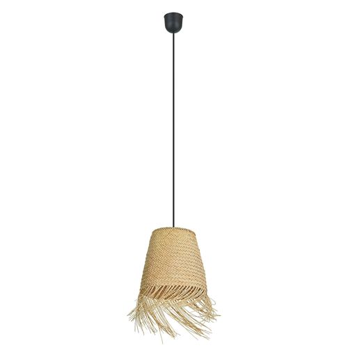 Suspension Vacanza E27 40w Ip20 Rotin Naturel Dunalux ¿30 X H.120 Cm