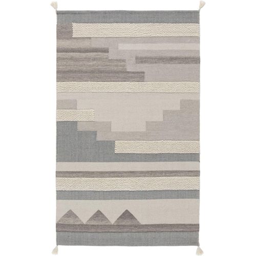 Tapis Bi-Fabric Gris Goodhome L.230 X L.160 Cm