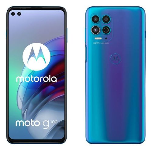Smartphone Motorola G100 Bleu