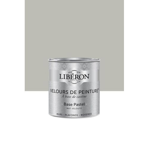 Peinture multisupport murs, plafonds et boiseries Velours de peinture gris pleurotte Libéron 0,5L
