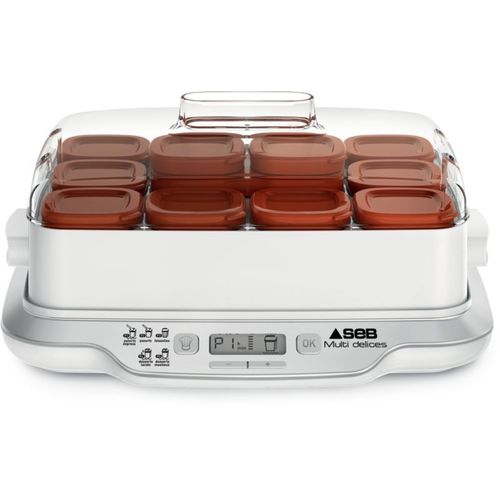 Yaourtière et fromagère SEB YG661A00 MULTIDELICES Express 12 pots