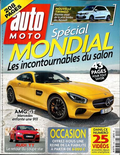 Auto Moto N°226: Special Mondial/ Audi Tt/ Occasion/ Nouvelle Twingo/ Amg Gt