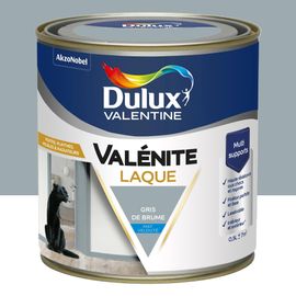 Laque acrylique Valénite Dulux Valentine bleu gris de brume velouté mat500ml