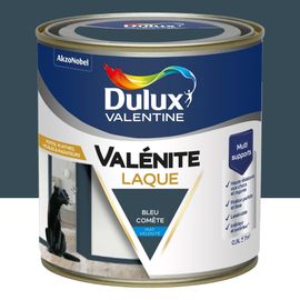 Laque acrylique Valénite Dulux Valentine bleu comète velouté mat 500ml
