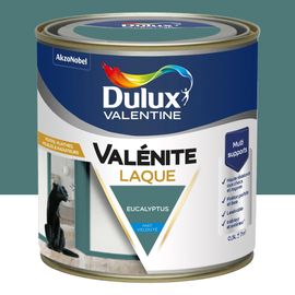 Laque acrylique Valénite Dulux Valentine vert eucalyptus velouté mat 500ml