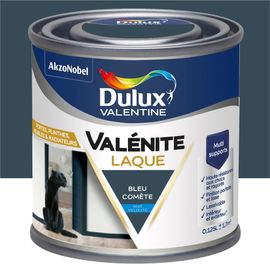 Laque acrylique Valénite Dulux Valentine bleu comète mat 0,125L