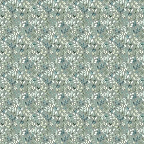 Papier peint pré-encollé vinyle intissé Easy Roll GoodHome Begonia vert l.53 x H.1005 cm