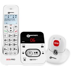 Téléphone sans fil Geemarc Amplidect 295 SOS Pro Blanc