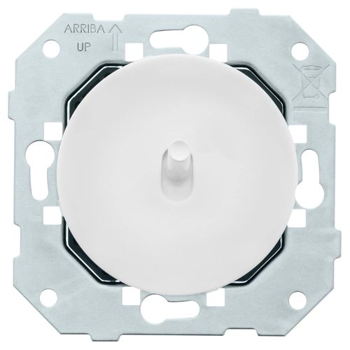 Interrupteur va et vient Fontini Dom blanc à composer