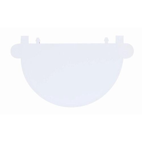 Fond gouttière universel à coller 25 blanc PVC Fitt