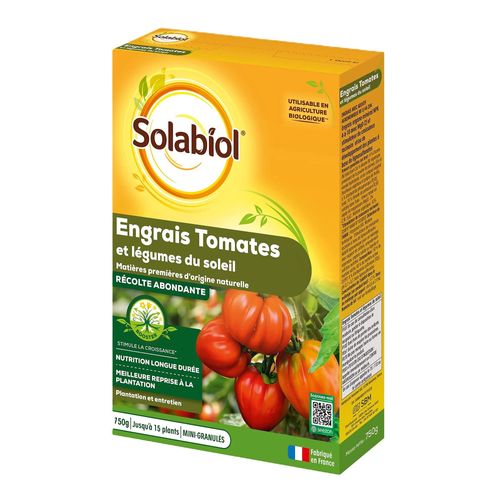 Engrais Tomates Et Légumes Du Soleil Solabiol 750g