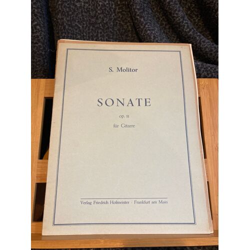 Simon Molitor Sonate Pour Guitare Opus 11 Partition Éditions Friedrich Hofmeister