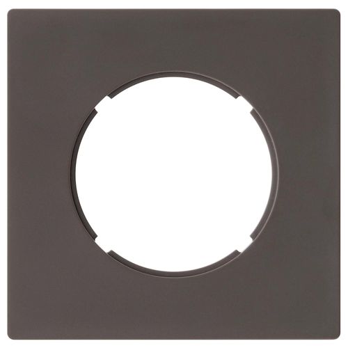 Plaque de finition simple Fontini Dom taupe satin à composer