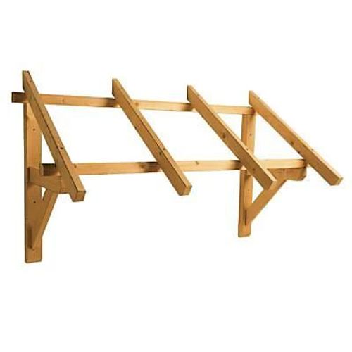 Auvent Bois Pour Porte D'entrée Paraline 140 X 80 Cm
