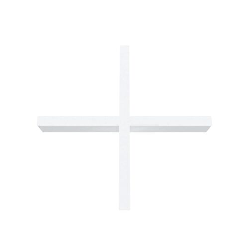 Lot 250 croisillons en X Diall écart 1,5 mm