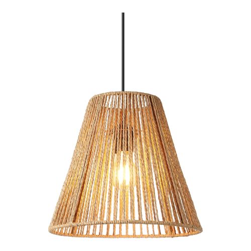 Abat-Jour Pour Suspension Rond En Rotin Ø29.5cm Goodhome Florican