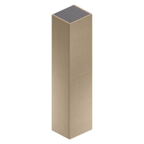 Colonne Salle De Bains L.35xh.150xp.30 Cm, Effet Chêne Clair Strié, Pura