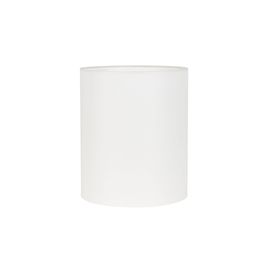 Abat-Jour Tube En Coton Blanc Ø25cm Corep