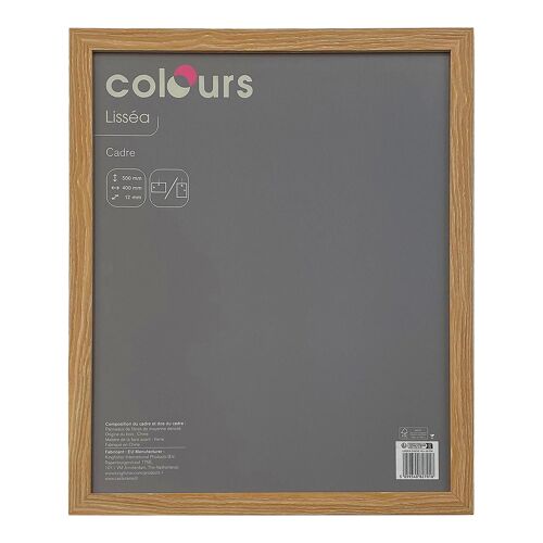 Cadre Lissea Colours chêne l.40 x H.50 cm