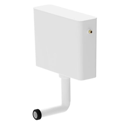 Réservoir WC 7.5L semi-bas simple touche, Siamp Tosca