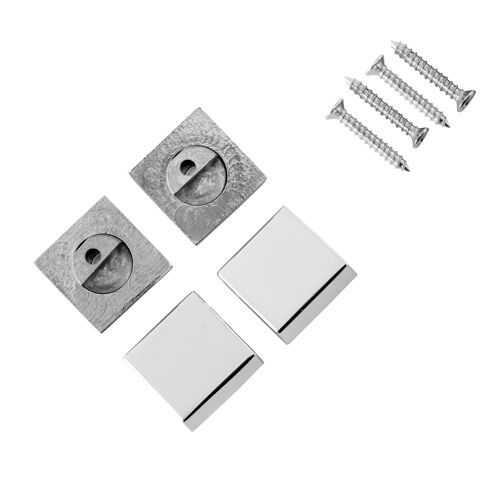 Fixations carrées pour miroir Cooke & Lewis 2,5 x 2,5 cm