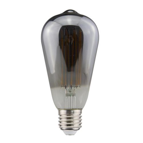 Ampoule Led E27 St64 À Filament Linéaire Fumé Blanc Chaud Jacobsen