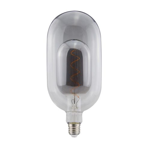 Ampoule Led E27 Ballon À Filament Spirale Fumé Blanc Chaud Jacobsen