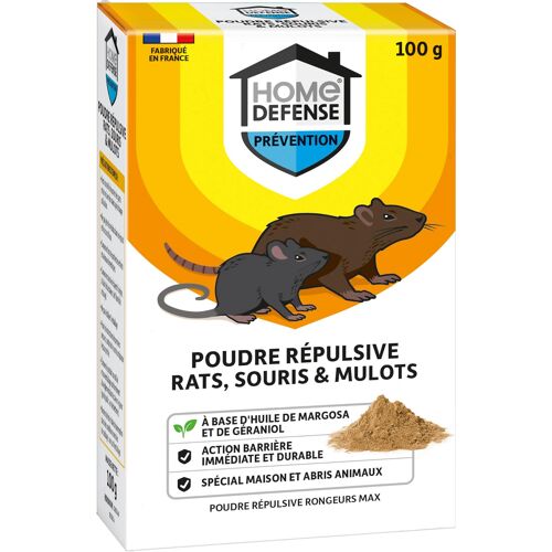 Poudre répulsive anti-rongeurs Home Defense