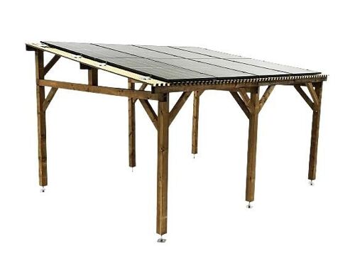 Carport Solaire Avec Panneaux Photovoltaïques Design 3000 Ultrawatt