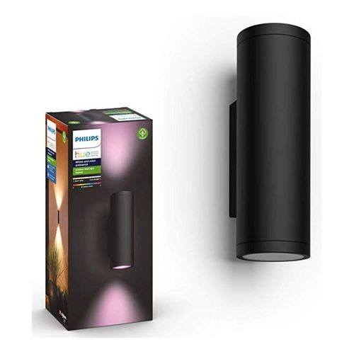 Luminaire Philips Hw&ca Appear Applique Ronde 2x8w Noir