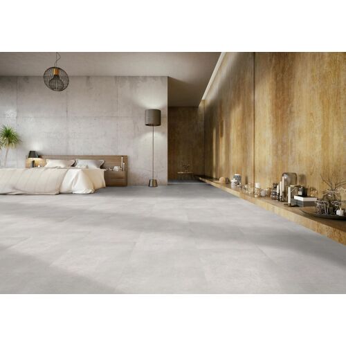 Dalle PVC à clipser Senso Premium béton gris 39,9 x 73 cm