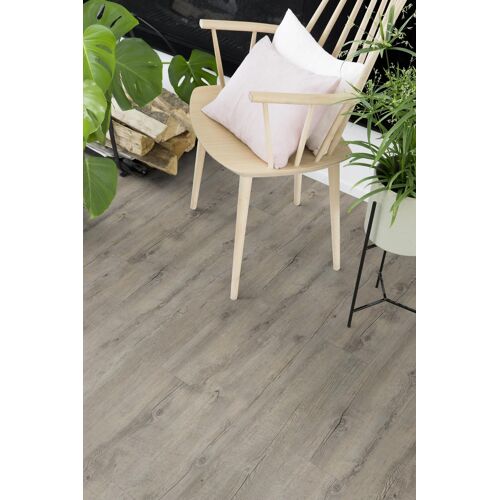 Lame PVC clipsable Senso Clic 3 bois grisé 21,2 x 123,9 cm (vendue au carton)