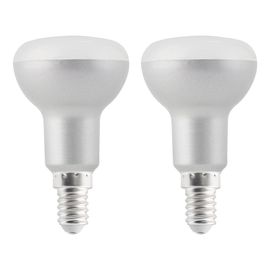 Lot 2 Ampoules Led Réflecteur (R50) E14 470lm 4.2w = 40w Ø5cm Diall Blanc Chaud