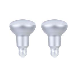 Lot 2 Ampoules Led Réflecteur (R80) E27 806lm 7.3w = 60w Ø8cm Diall Blanc Chaud